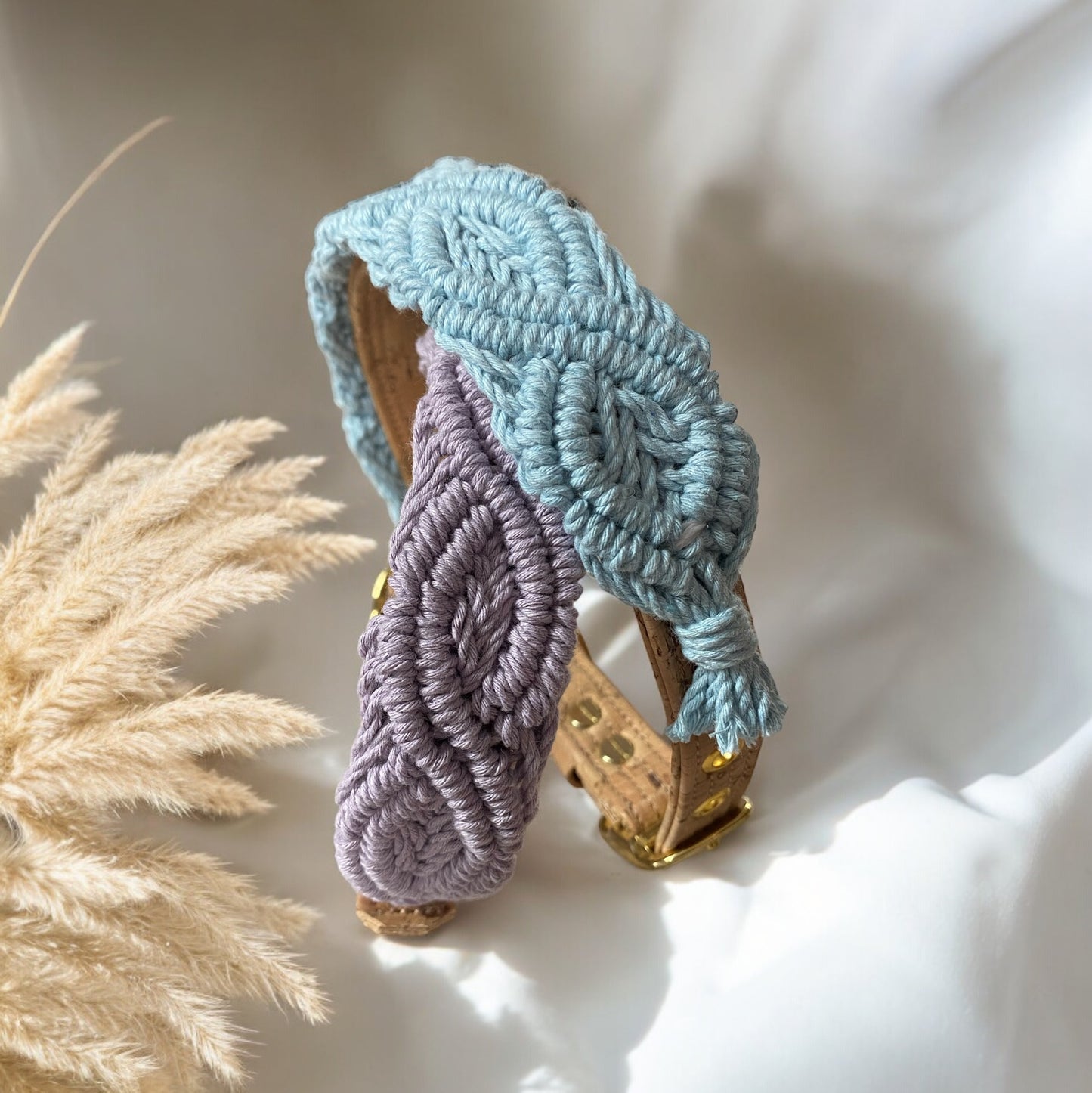 Korkypaws Kork-Baumwollhalsband „Boho“