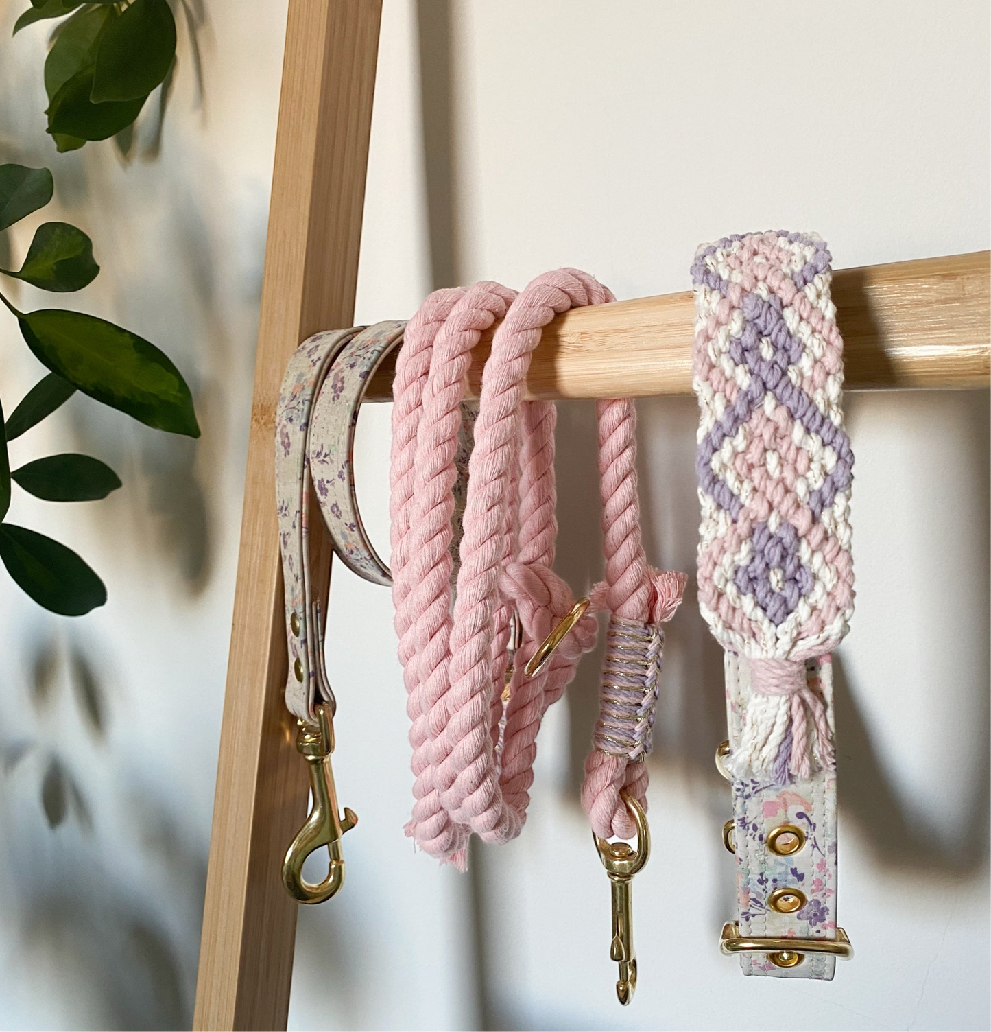 Korkypaws Kork-Baumwollset „Rose Aquarell“