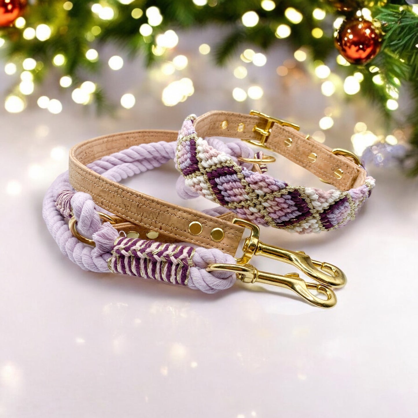 Korkypaws Kork-Baumwollset „Sparkle Flieder“