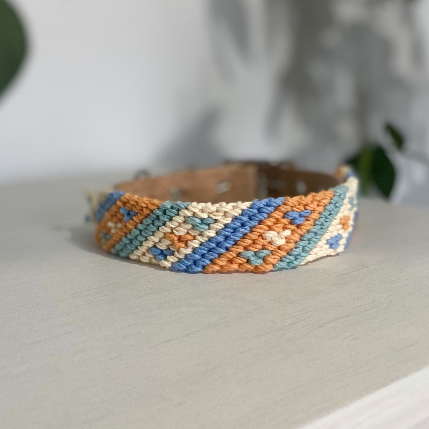 Korkypaws Kork-Baumwollhalsband „Herzchen“